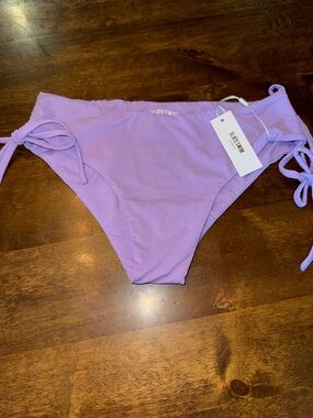 Slate Swim Lilac Bikini Bottoms with Side Ties